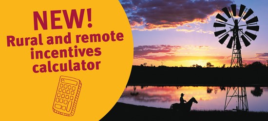Rural and remote incentives calculator